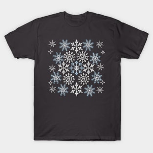 Ice Crystal Illustration Design T-Shirt